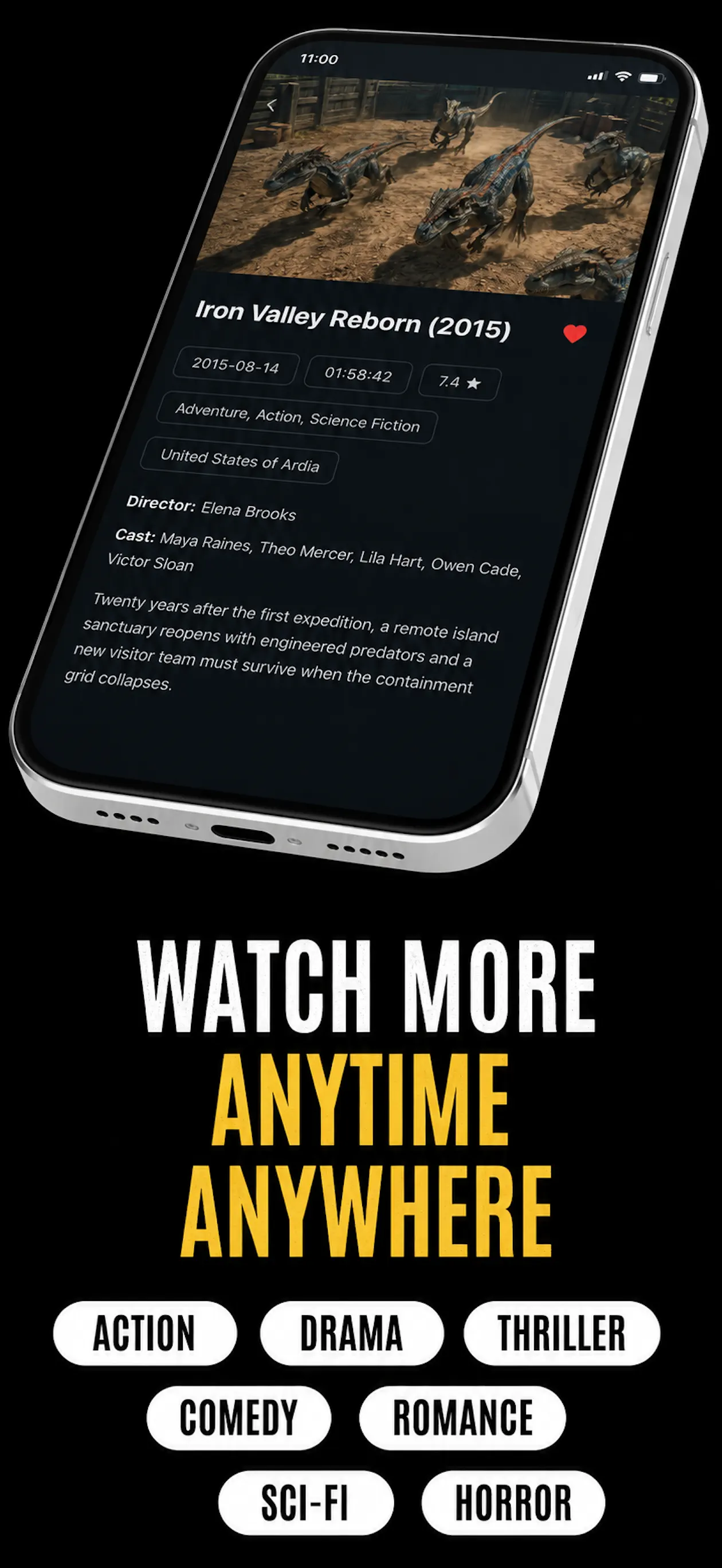 StreamPort Player movie browsing preview